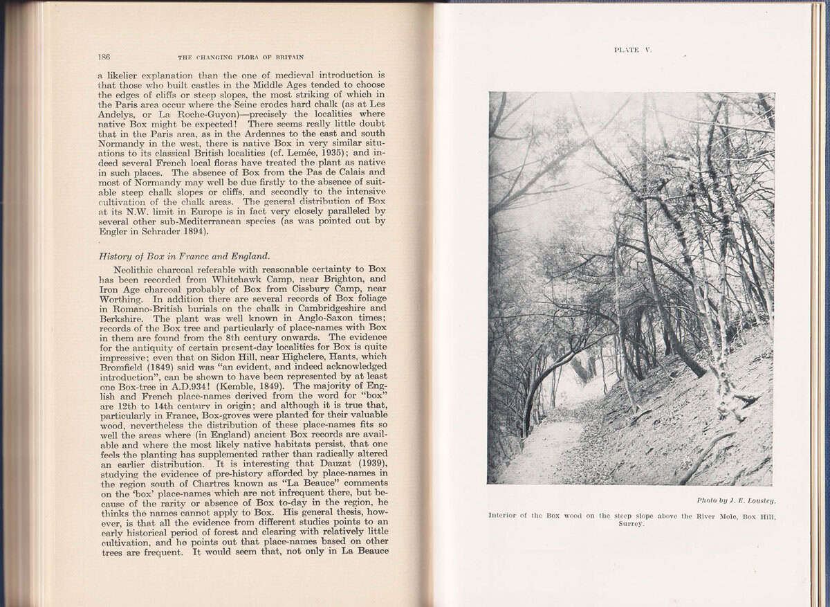 J. E. Lousley : The changing flora of Britain