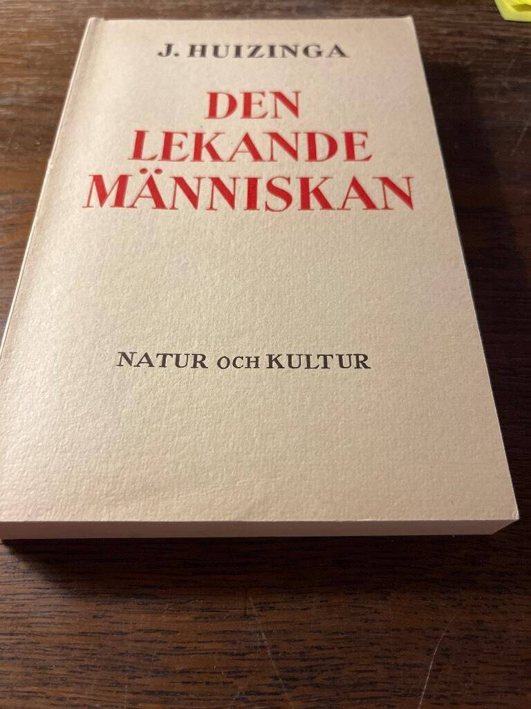 J. Huizinga : Den lekande människan
