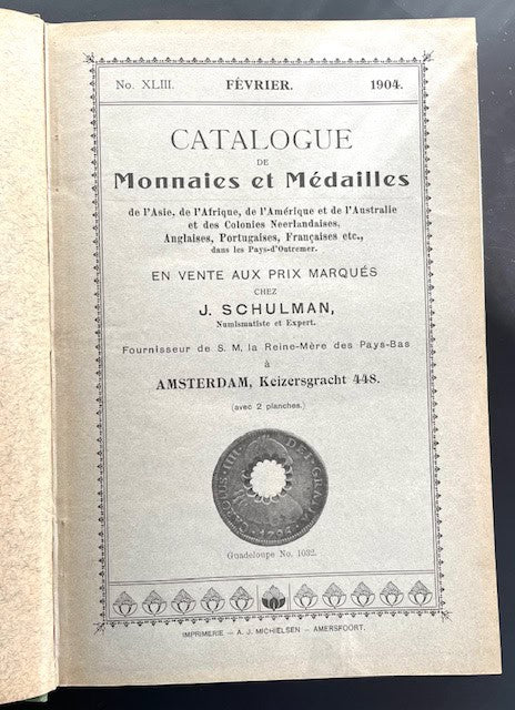 Jacques. Schulman : [catalogues from Schulman] 3 catalogues from 1904.
