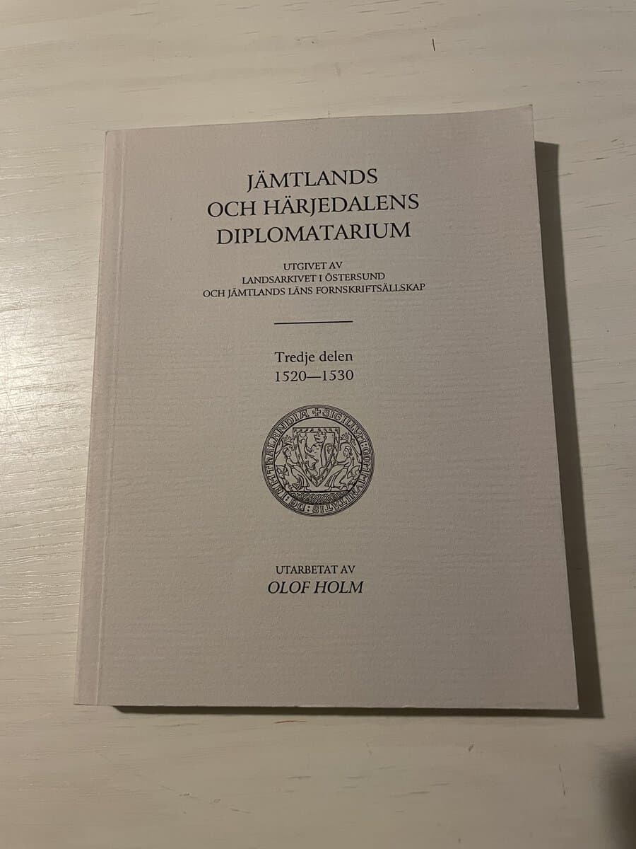 Jämtlands och Härjedalens diplomatarium - Tredje delen 1520-1530