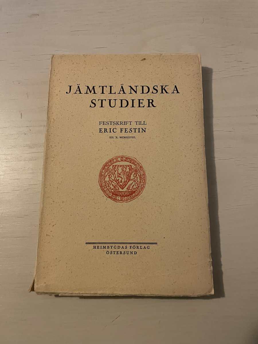 Jämtländska studier - festskrift till Eric Festin