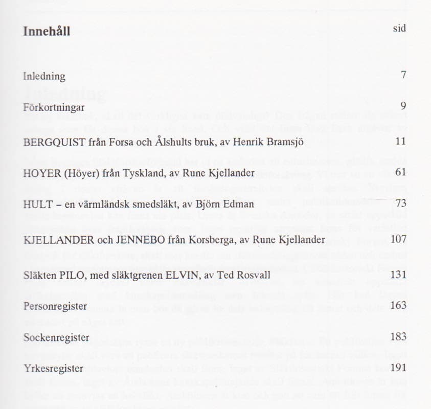 Jan Appelquist : Släkten... Skriftserie del 1