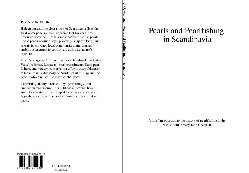 Jan Olof Asplund : Pearls and pearlfishing in Scandinavia