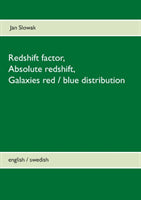 Jan Slowak : Redshift factor, Absolute redshift, Galaxies red / blue distribution