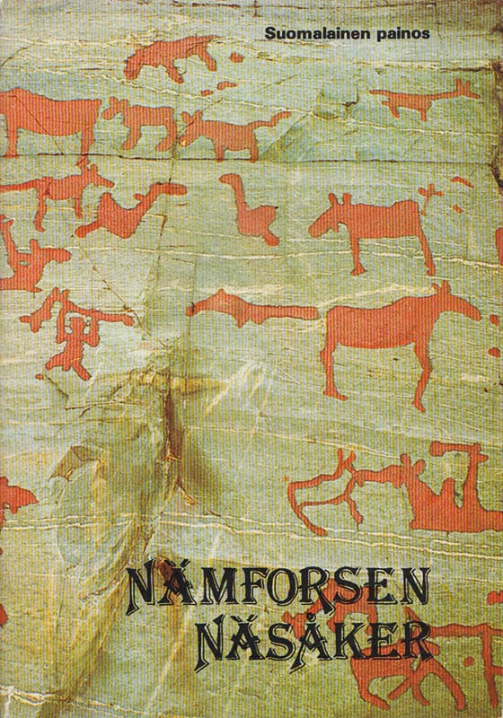 Janson, Sverker (1908-2005) ; Janson, Bengt : Nämforsen, Näsåker (turistbroschyr - Suomalainen painos/finsk upplaga)