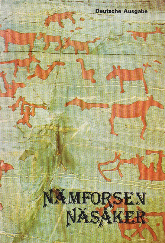 Janson, Sverker (1908-2005) ; Janson, Bengt : Nämforsen, Näsåker (turistbroschyr - Deutsche Ausgabe/tysk upplaga)
