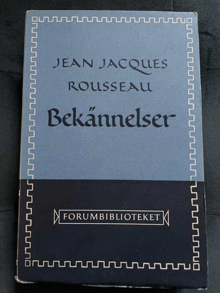 Jean Jacques Rousseau : Bekännelser