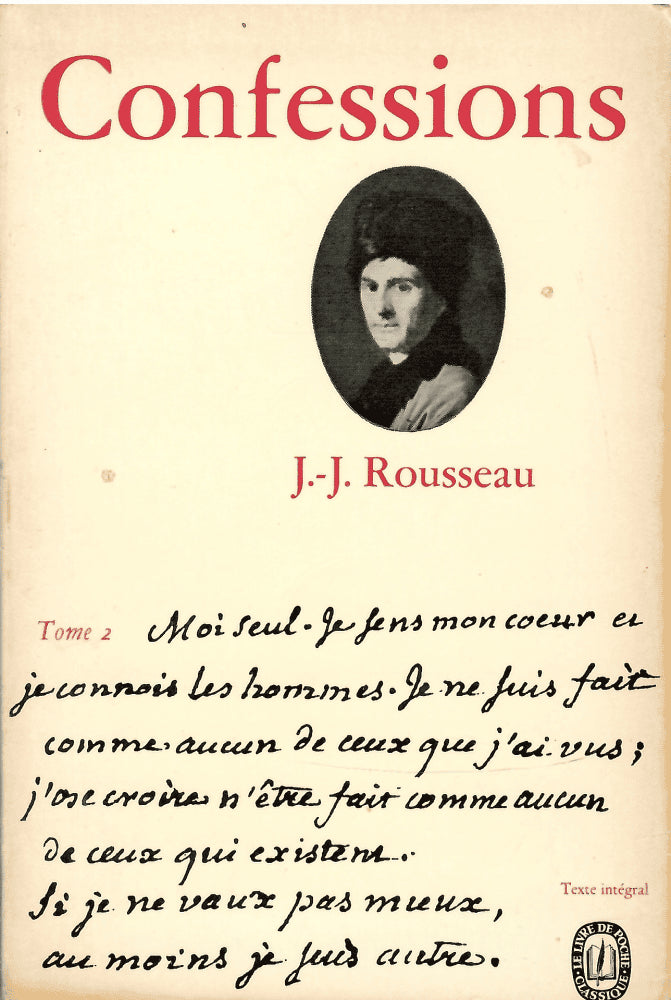 Jean Jacques Rousseau : Les Confessions Tome 11