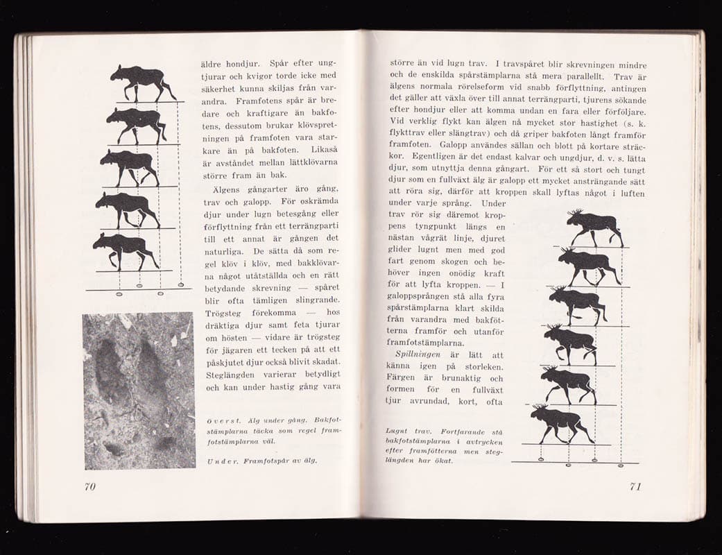 Jensen, Poul Valentin (1907-1995) ; Haglund, Bertil (1908-1991) : Spår och spårtecken