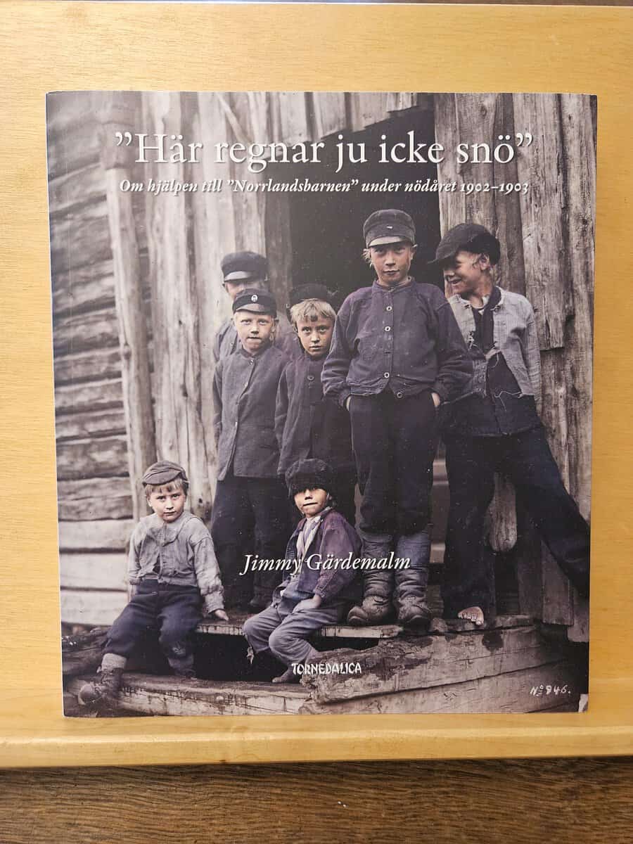 Jimmy Gärdemalm : 'Här regnar ju icke snö' om hjälpen till 'Norrlandsbarnen' under nödåret 1902-1903