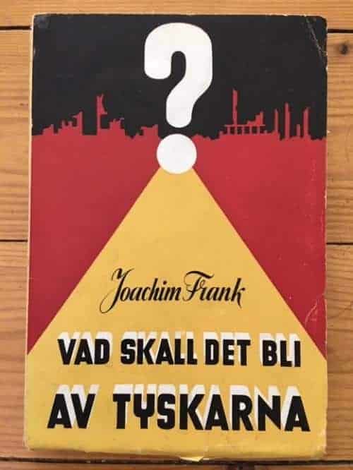 Joachim Frank : Vad skall det bli av tyskarna