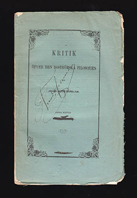 Johan Jakob Borelius : Kritik öfver den boströmska filosofien