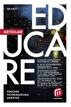 Johan Söderman : Educare 2014:1, Artiklar