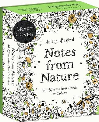 Basford, Johanna | JOHANNA BASFORD'S NOTES FROM NATURE : ─ 30 Affirmations Cards to Colour
