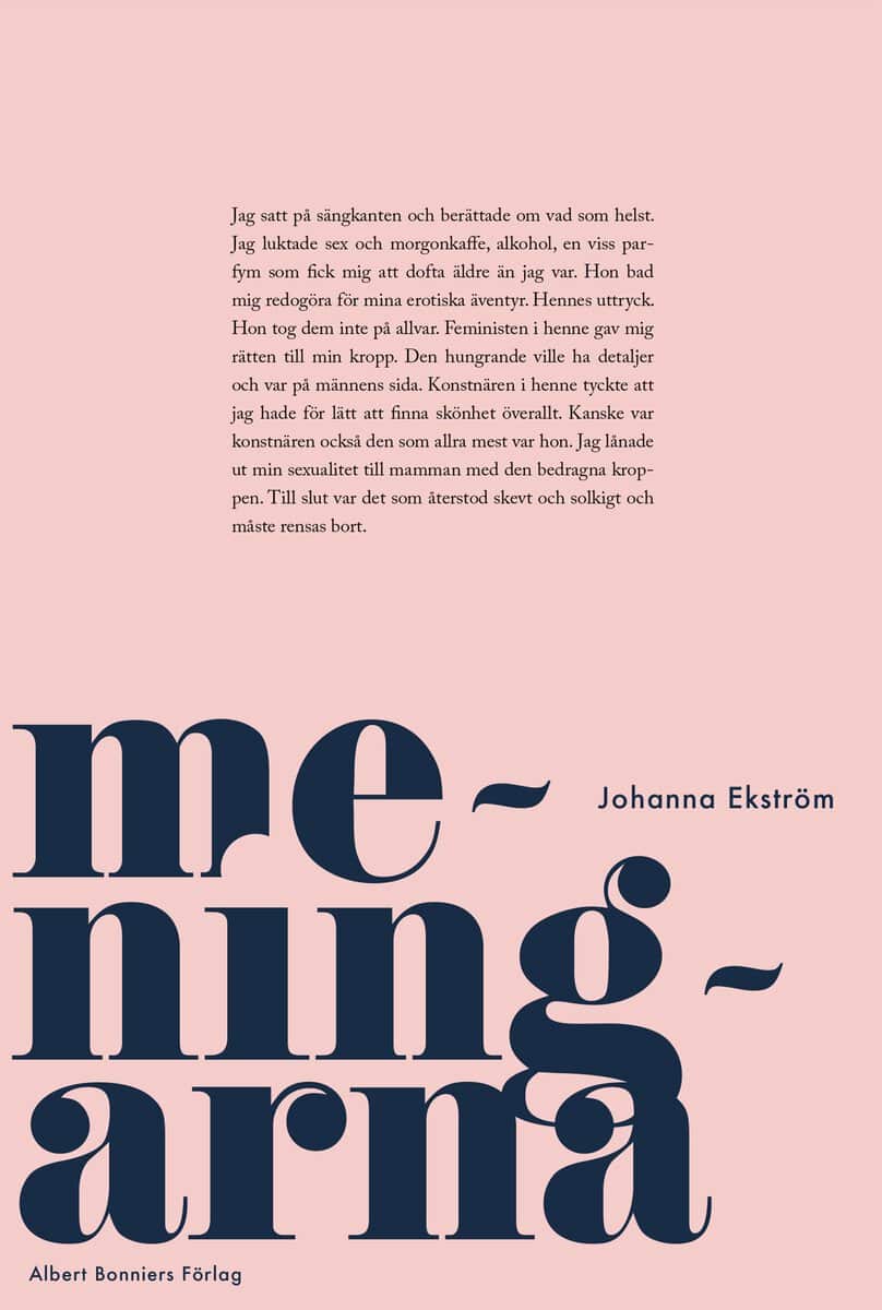 Johanna Ekström : Meningarna