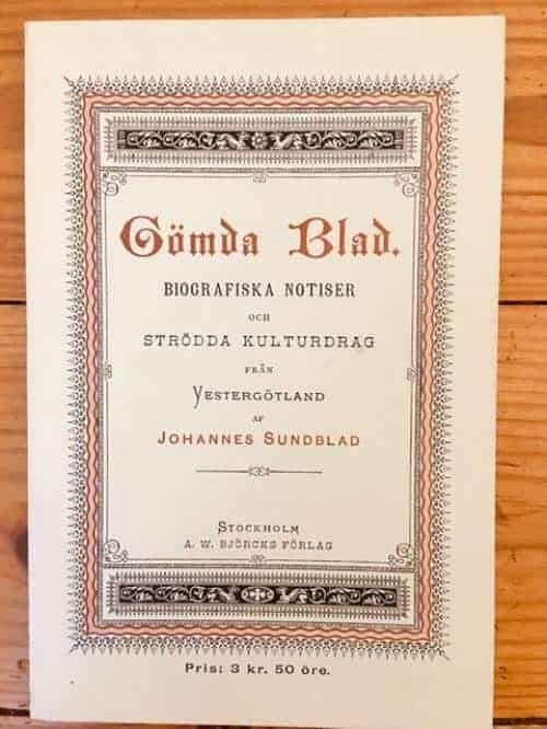 Johannes Sundblad : Gömda blad