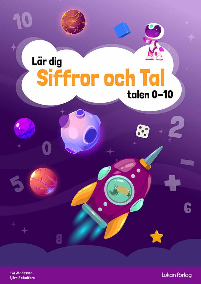 Johansson, Eva ; Frändfors, Björn : Lär dig siffror och tal : talen 0-10