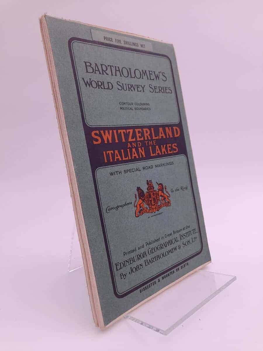 John Bartholomew : Switzerland and the Italian lakes