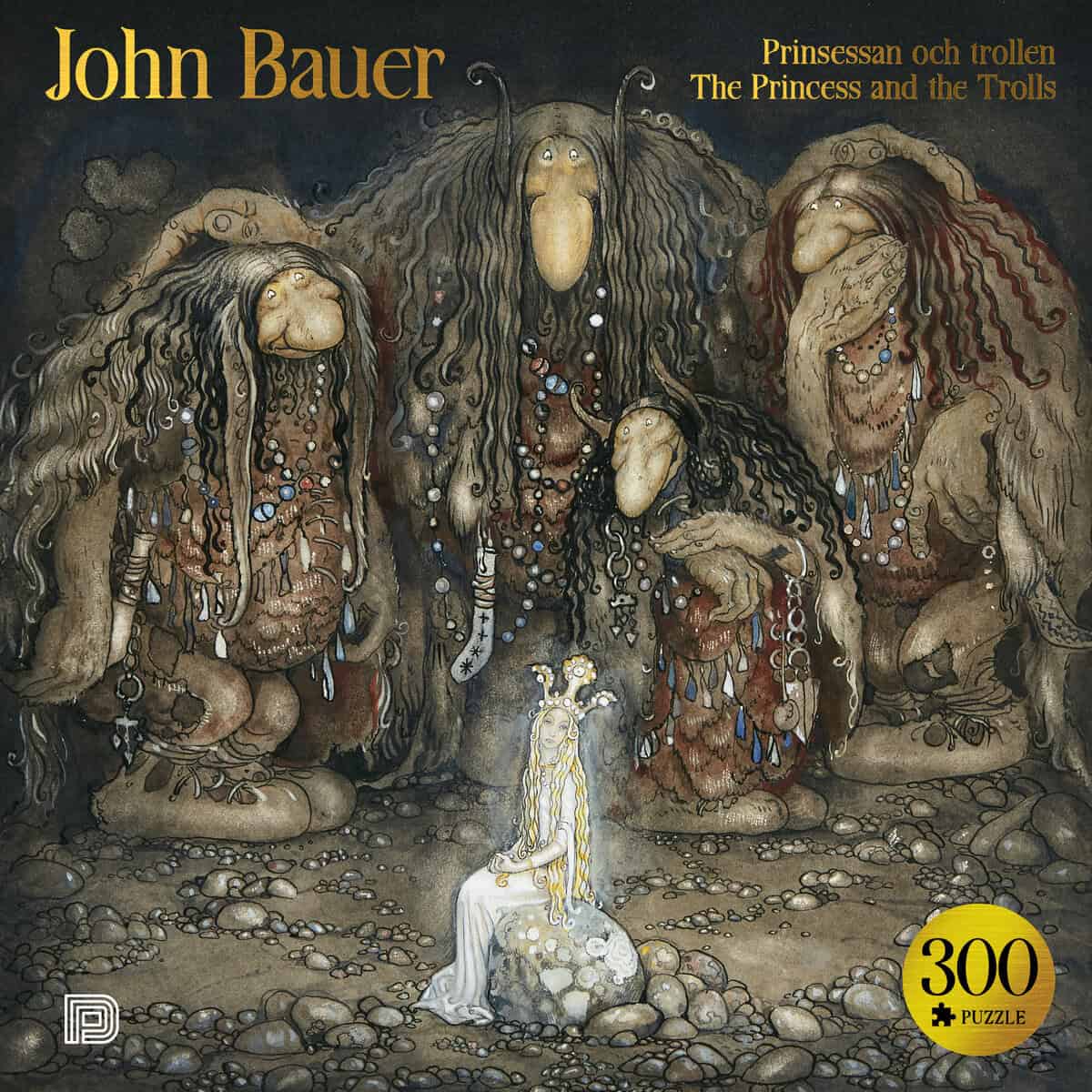 John Bauer. Prinsessan och trollen, pussel 300 bitar