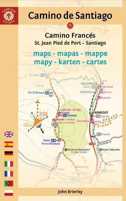 John Brierley : Camino De Santiago Maps Fifteenth Edition