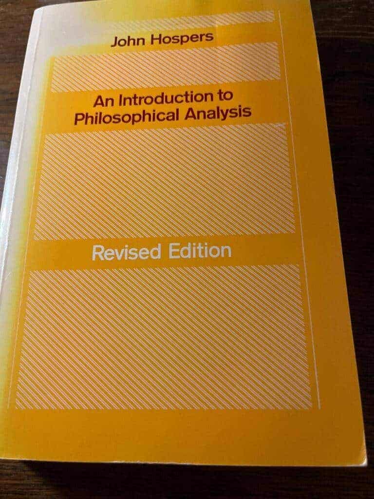 John Hospers : An introduction to Philosophical Analysis
