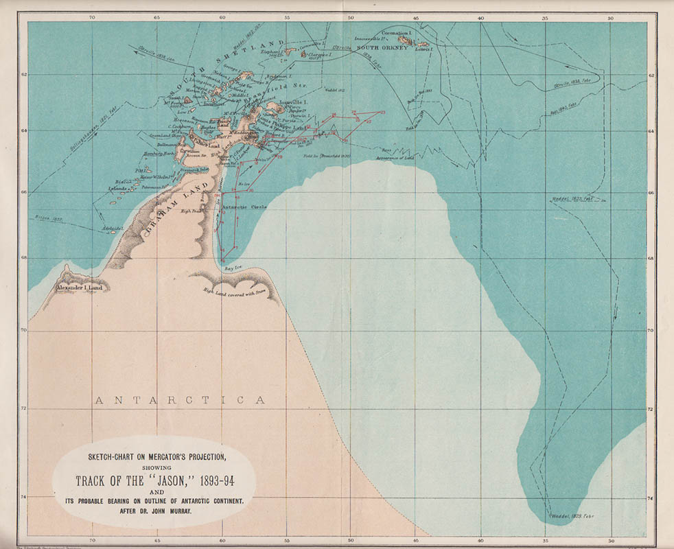 John Murray : [Challenger Expedition]. Notes on an important geographical discovery in the Antarctic Regions. Of the Challenger Expedition. (With a Map)