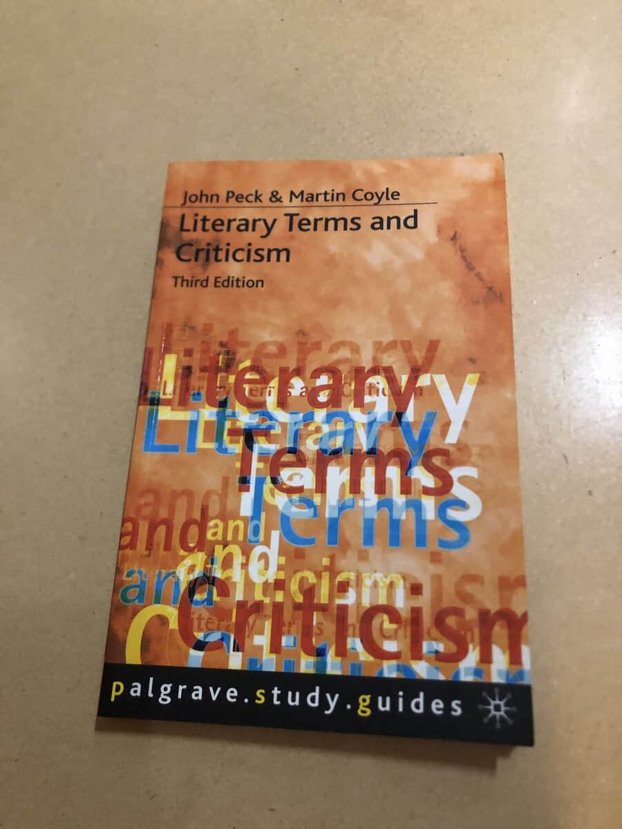 John Peck : Literary terms and criticism