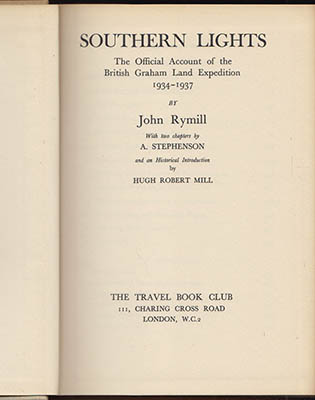 John Rymill : Southern lights