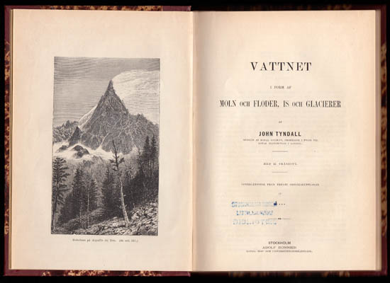 John Tyndall : Vattnet