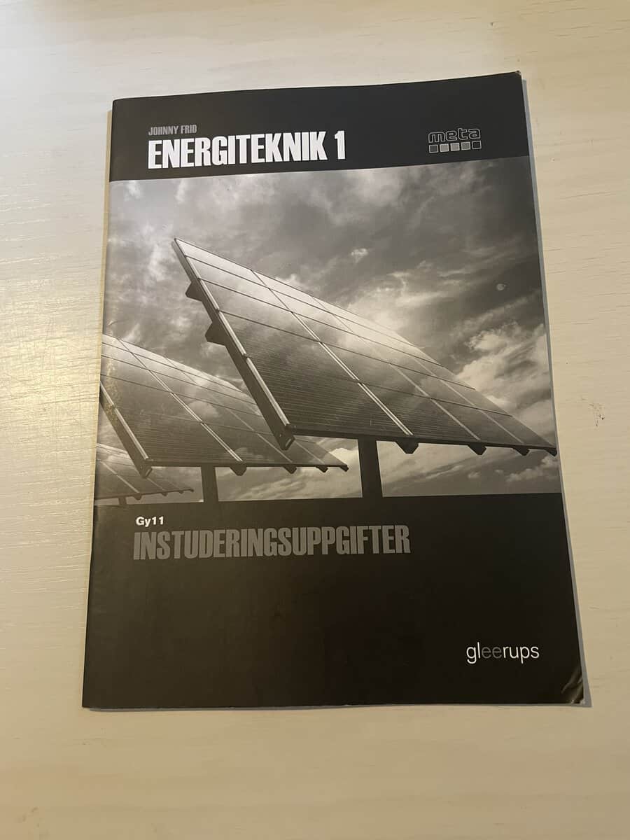 Johnny Frid : Energiteknik 1 - instuderingsuppgifter