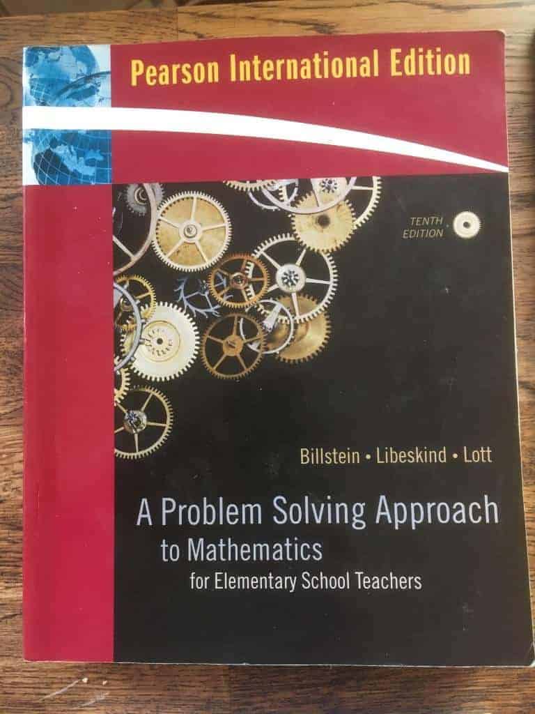 Johnny Lott : Problem solving approach to mathematics for elementary school teachers