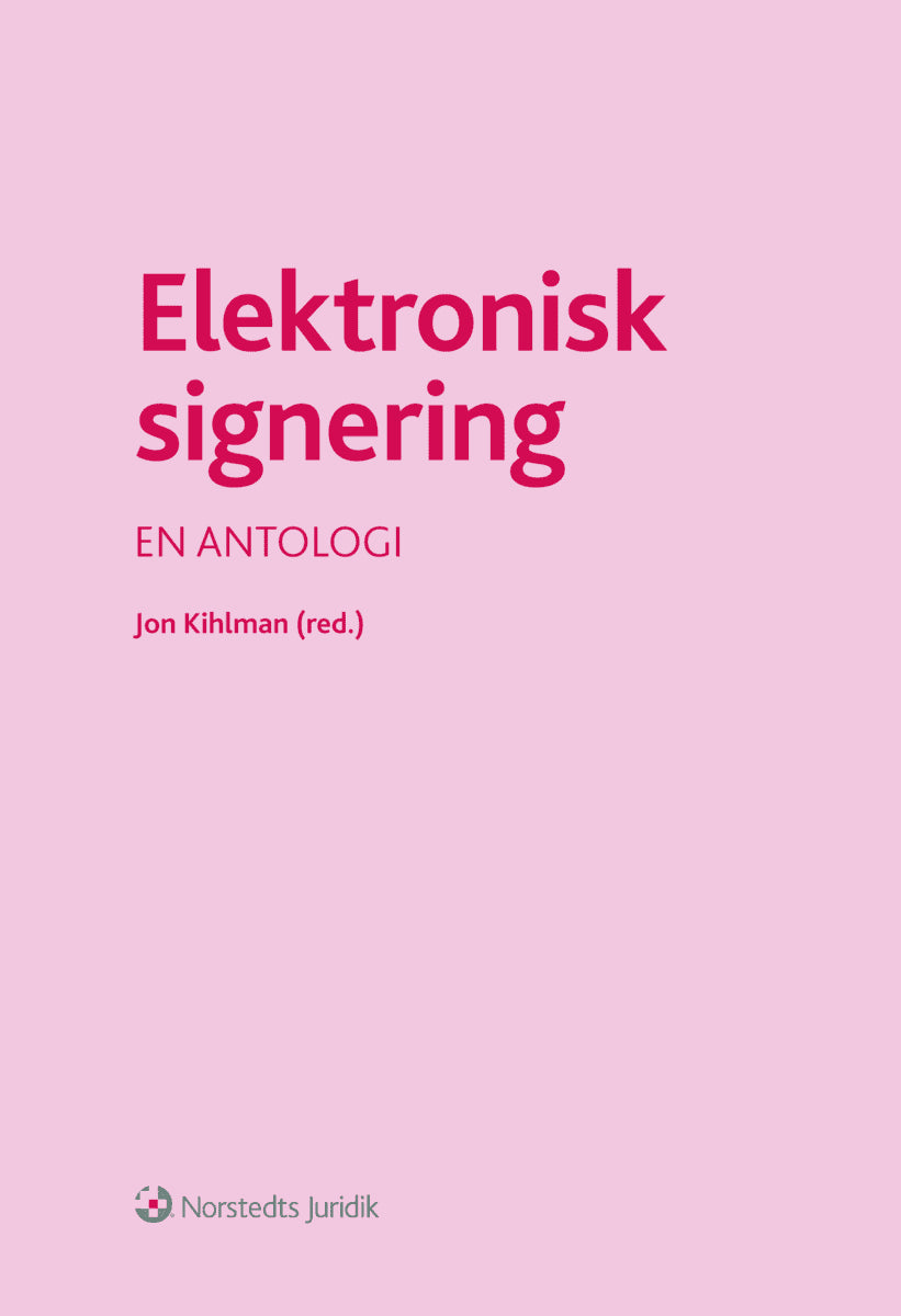 Jon Kihlman : Elektronisk signering
