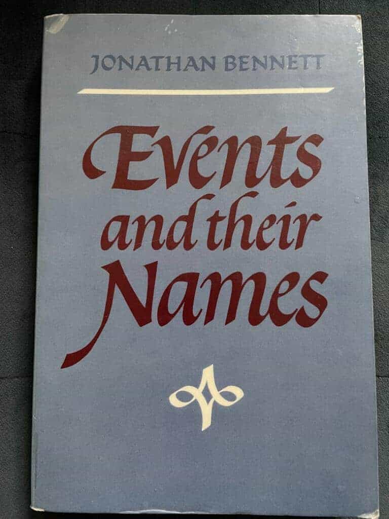 Jonathan Bennett : Events and their names