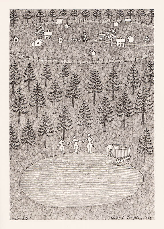 Jonsson, Sune (1930-2009) ; Sundberg, Kurt (1919-2008) : Torpet Åsen på Brännsjöskogen. Text