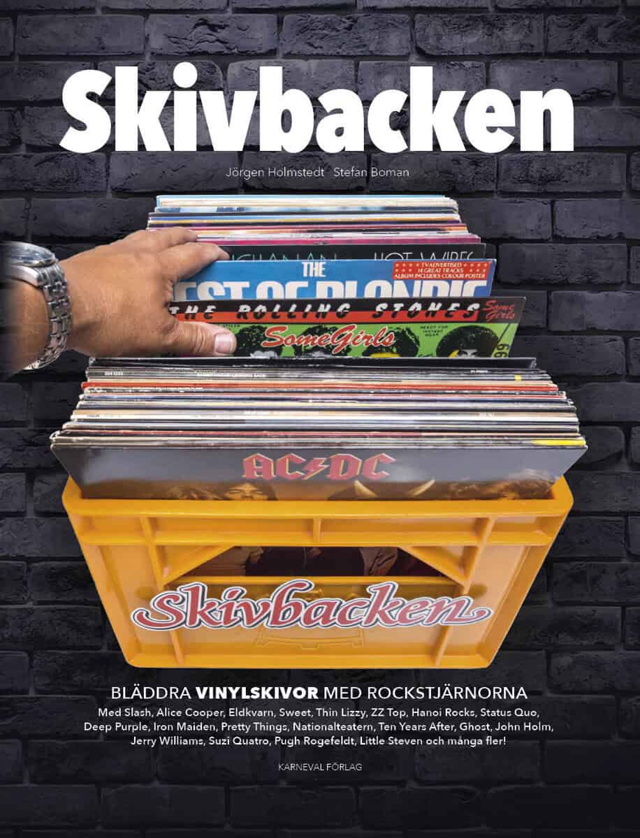 Jörgen Holmstedt : Skivbacken : bläddra vinylskivor med rockstjärnorna