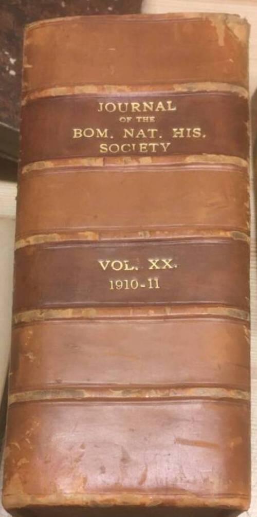 Journal of the Bombay natural history society XX