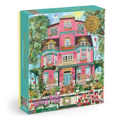 Galison : Joy Laforme Capeside Victorian 1000 Piece Foil Puzzle