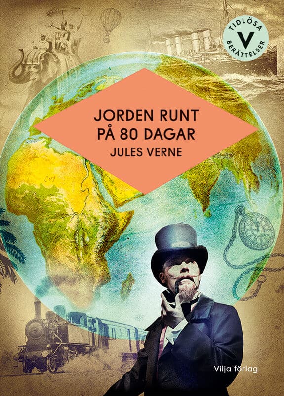 Jules Verne : Jorden runt på 80 dagar (lättläst)
