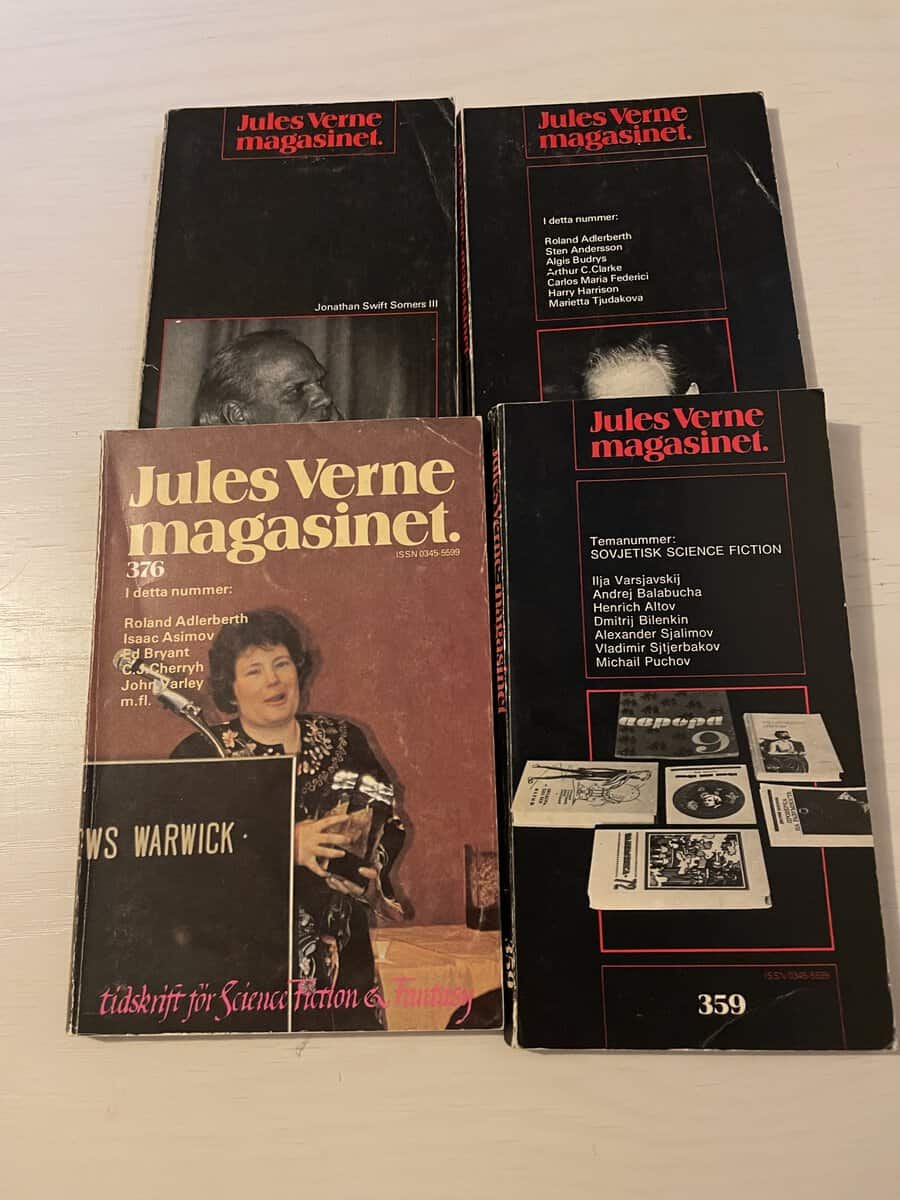 Jules Verne-magasinet 4 nummer - Nr 359,360,363,376