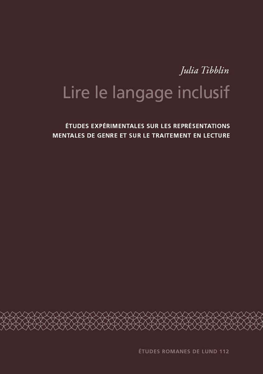 Julia Tibblin : Lire le langage inclusif
