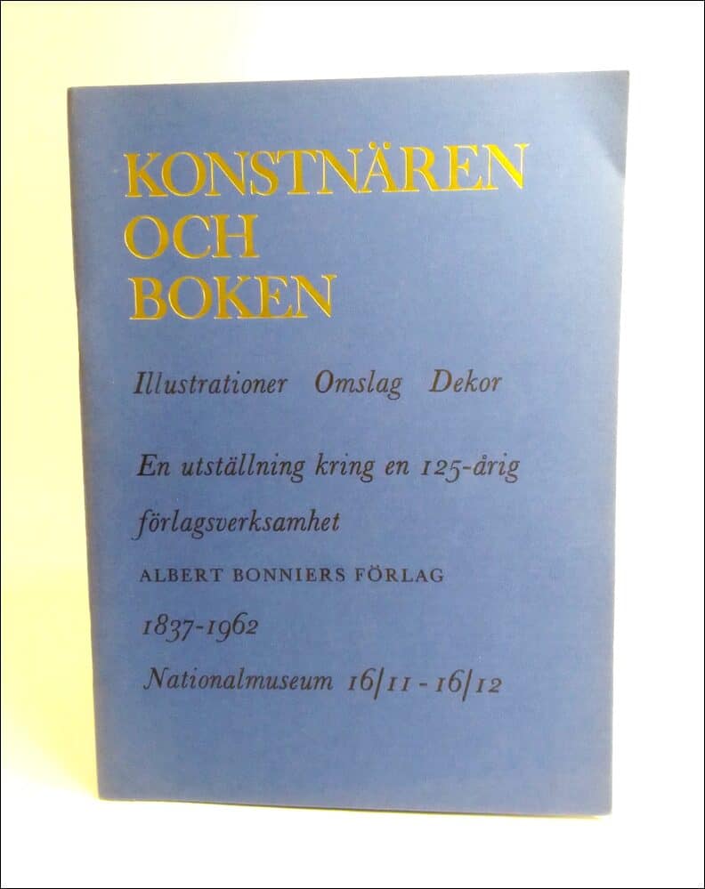 Jungmarker, Gunnar (saml.) ; Svensson, Georg (saml.) : [Konstnären och boken]
