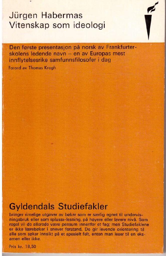 Jürgen Habermas : Vitenskap som ideologi