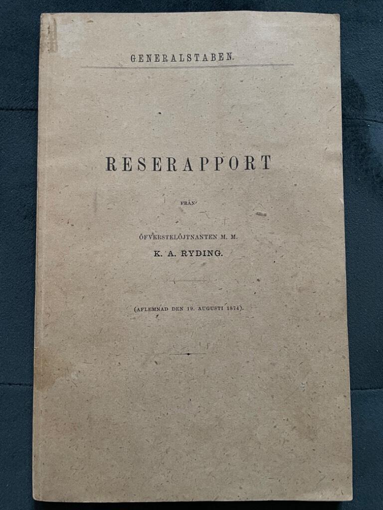 K. A. Ryding : Reserapport [ Danmark ]
