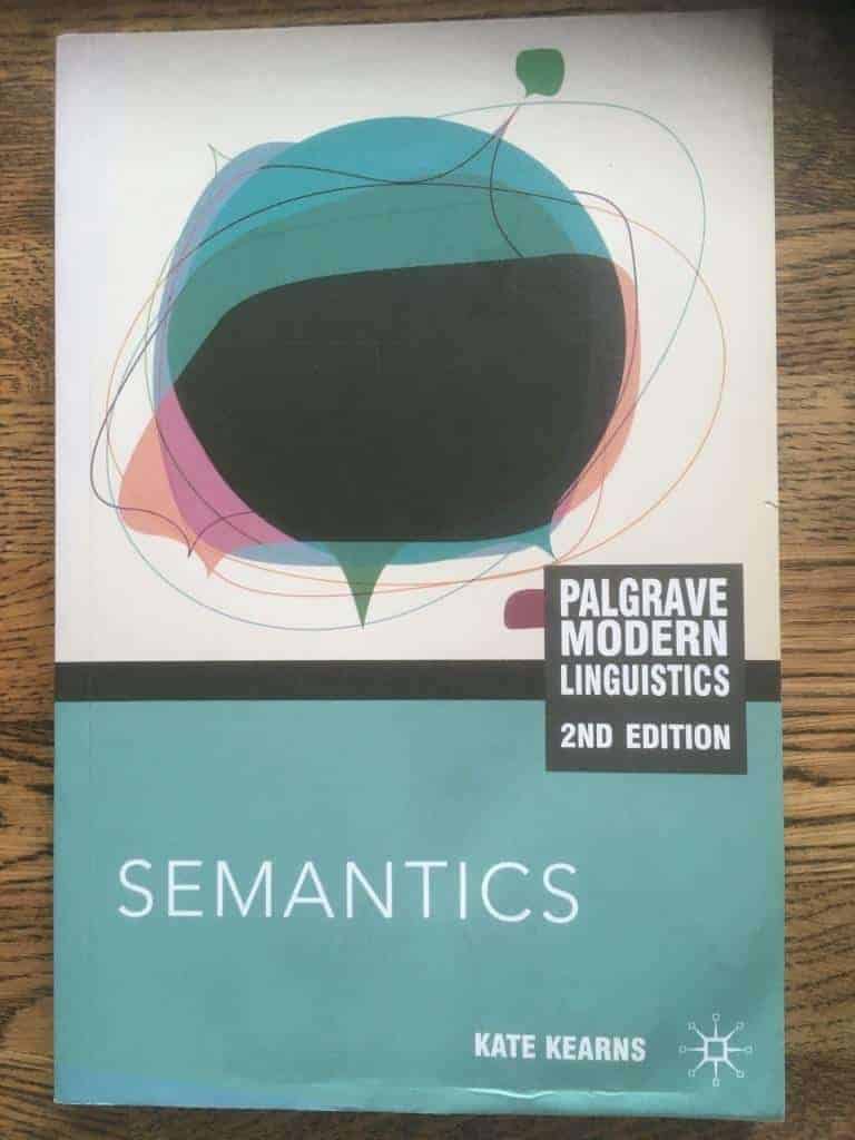 K Kearns : Semantics