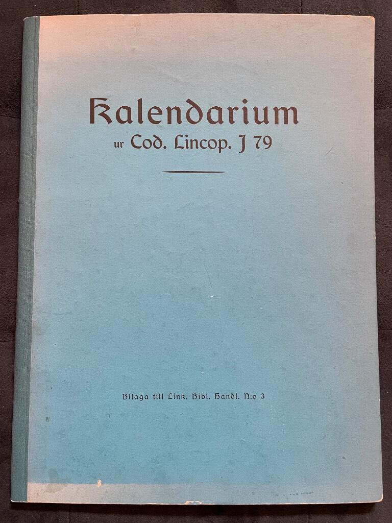 Kalendarium ur Cod. Lincop. J 79