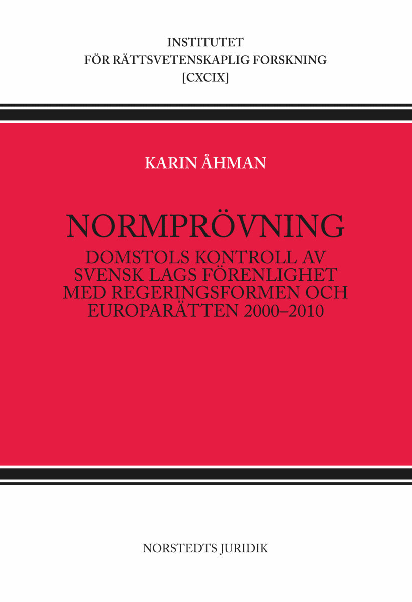 Karin Åhman : Normprövning