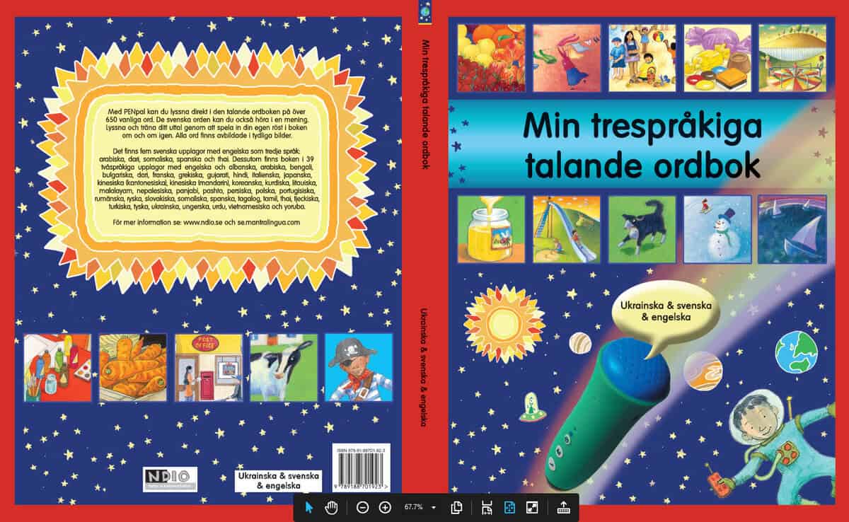 Karin Sohlgren : Min trespråkiga talande ordbok - ukrainska, engelska och svenska