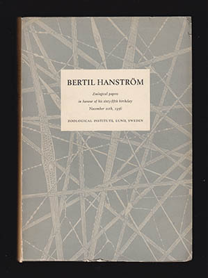 Karl Georg Wingstrand : Bertil Hanström