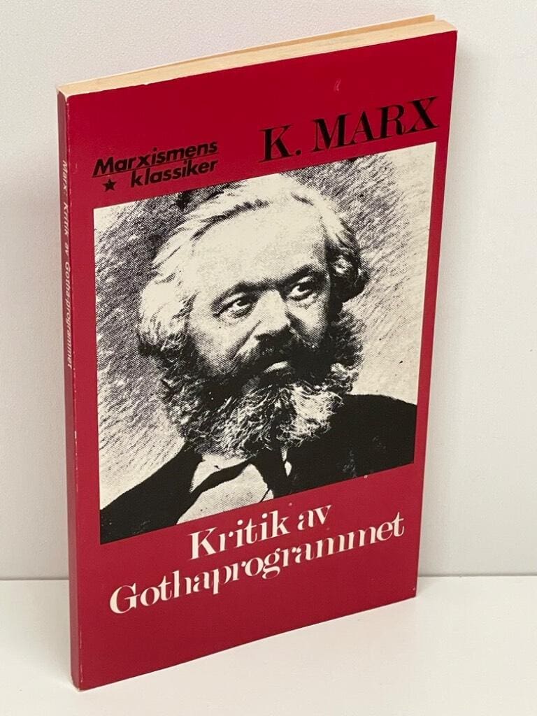 Karl Marx : Kritik av Gothaprogrammet