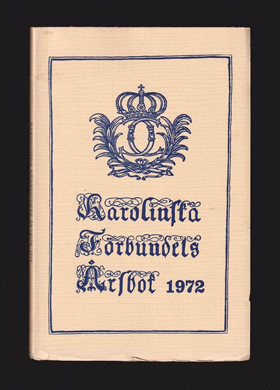 Karolinska Förbundets Årsbok 1972